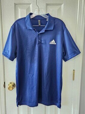 Adidas Blue Classic Polo Shirt